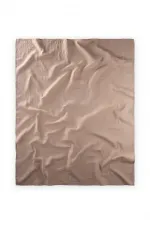 Naturel Puantiyeli Müslin Battaniye 90X100 Cm Vizon