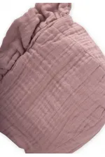 Bağlamalı Fırfırlı Müslim Bebek Şapka 0-2 yaş Bakır