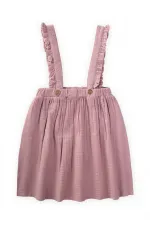 Jupe à bretelles 2-8 ans Lilas