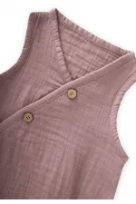 Body à col enveloppant 0-3 ans Cuivre