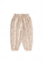 Pantalon en viscose à motifs, 2-10 ans, motif floral frais
