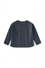 T-shirt saisonnier à manches longues, 1 à 7 ans, bleu marine