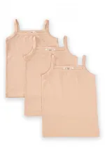 İp Askılı Kız Atlet Üçlü Açık Somon