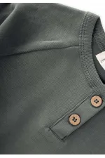 Reglan Kol Patlı Basıc Takım 1-5 Yaş haki yeşil