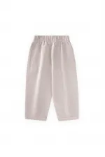 Keten Boyfriend Pantolon 2-10 Yaş Bej Keten Boyfriend Pantolon 2-10 Yaş Bej