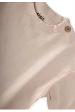 Ensemble de t-shirts à manches longues, 2-7 ans, blanc cassé