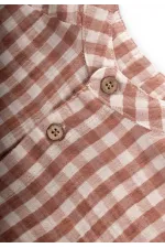 Muslin Shirt Set 1-8 Years Light Brown