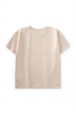 T-shirt basique pour bébé 0-3 ans écru