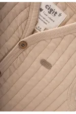 Quilted Vest 0-4 Years Beige