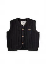 Quilted Vest 0-4 Years Anthracite