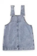 Gilet en jean bleu 2-7 ans