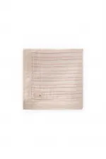 Couverture épaisse double couche à rayures, 85 x 90 cm