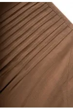 Robe en lin côtelé 2-7 ans Caramel