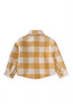 Oduncu Gömleği 1-9 Yaş Hardal Ekose