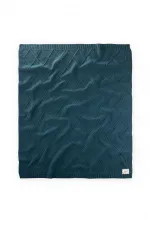 Couverture tricotée 80x100cm Huile