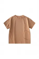 T-Shirt 1-8 Yaş Camel
