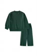 Complete Modal Set with Rhinestones, Ages 3-8, Green