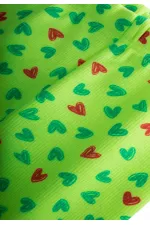 Neon Mevsimlik Kız Tayt 0-5 Yaş Yeşil Kalpli