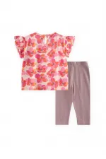 T-Shirt Set 1-8 Years Powder Pink
