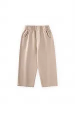 Pantalon ample, 2-10 ans, beige