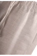 Keten Boyfriend Pantolon 2-10 Yaş Bej Keten Boyfriend Pantolon 2-10 Yaş Bej