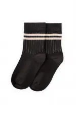 Raw Striped Socket 3-8 Years Black