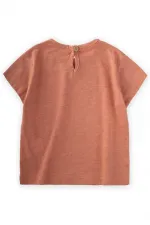 Basic T-Shırt 1-10 Yaş Somon