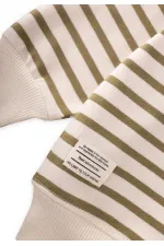 Striped Cardigan 2-10 Years Olive
