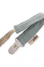 Baby Cotton Pacifier Holder 23 cm Mint Green