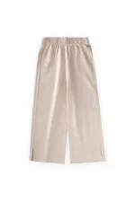 Wide-Leg Trousers for 4-12 Year Olds (Sand) Wide-Leg Trousers for 4-12 Year Olds (Sand)