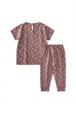 Desenli Pijama Takımı 2-9 Yaş Çiçek Desen Desenli Pijama Takımı 2-9 Yaş Çiçek Desen