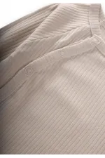 Corded Footed Set 0-9 Months Light Beige