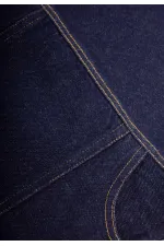 Gilet en jean bleu avec poches latérales pour enfant de 2 à 7 ans