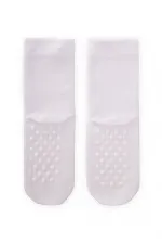 Tabanı ABS li Bambu Çocuk Çorabı Beyaz