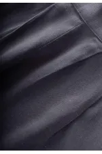 Pantalon ample plissé anthracite 2-7 ans