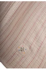 Müslin Panço Standart İnce Pudra Çizgili