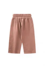 Müslin Pantolon 1-7 Yaş Açık Kahve