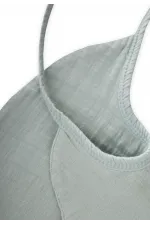 Organik Müslin Mama Önlüğü Mint Yeşili