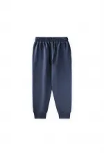Tracksuit bottoms with pockets, ages 5-12, Navy Blue