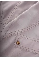 Dizi Kapaklı Keten Pantolon 2-7 Yaş A gri