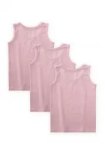 Ensemble trois pièces débardeur à larges bretelles, 2-9 ans, rose bonbon