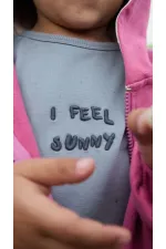 Nakışlı Sweatshırt 1-7 Yaş Mint Yeşil