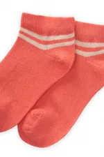 Ham Çizgili Çocuk Patik Çorabı 5-12 Yaş Yavruağzı
