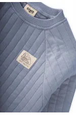 Kapitone Sweatshirt Takım 1-7 Yaş Mint Yeşili