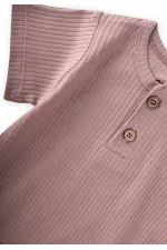 Combinaison à cordon 0-3 ans en cuivre