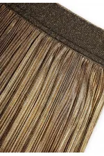 Piliseli Sim Lastik Detaylı Etek 2-10 Yaş Gold