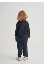 Gömlekli Tencel Takım 2-7 Yaş Lacivert