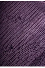 Selanik Triko Kazak 2-8 Yaş Mor