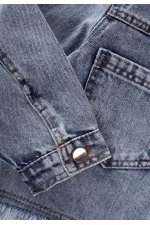 Kot Ceket 2-7 Yaş Mavi