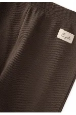 Tayt Pantolon 1-5 Yaş Kahverengi